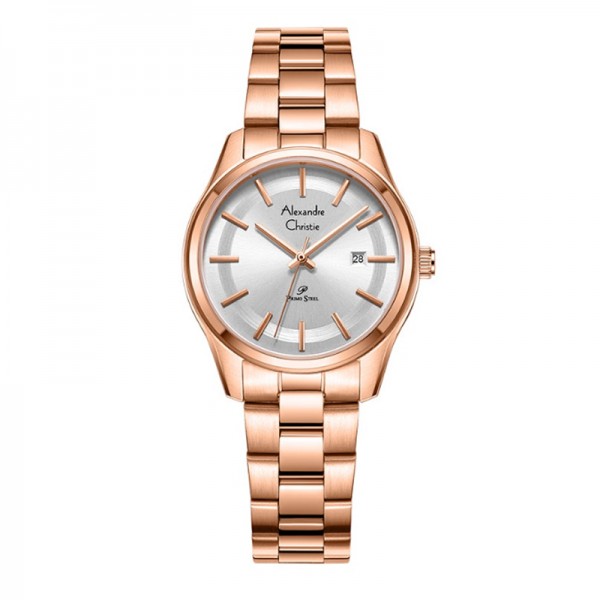 Alexandre Christie AC 1027 Rosegold White Lady LDBRGSL